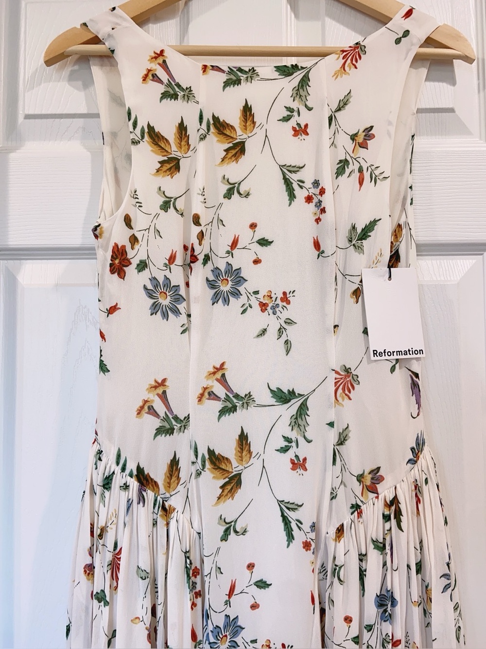 NWT Reformation Anelis Floral Midi Dress - Picture 8 of 13